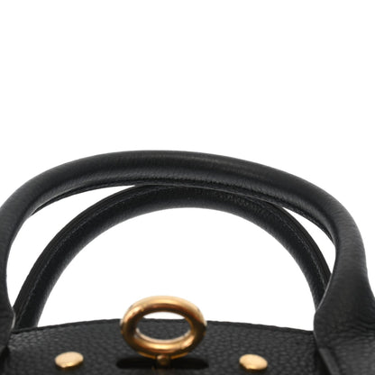 LOUIS VUITTON City Steamer PM Noir/Rouge M54868 Women's Taurillon Leather Bag