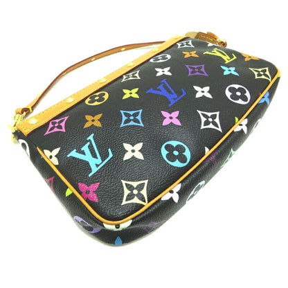 LOUIS VUITTON Pochette Accessory Women's Pouch M92648 Monogram Multicolor Noir [Black]