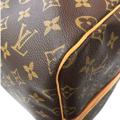 LOUIS VUITTON Monogram Keepall Bandouliere 55 Boston Bag M41414 SP1901 Men's Women's Shoulder Key Missing