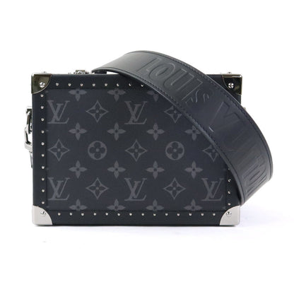 LOUIS VUITTON Shoulder Bag Monogram Eclipse Clutch Box/Monogram Dark Gray Men's M20251