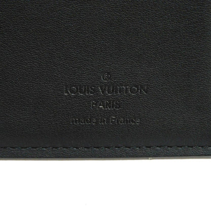 LOUIS VUITTON Long Wallet Portefeuil Brazza Old Model Bifold Damier Infini Onyx N63010 Men's Billfold