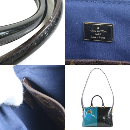 LOUIS VUITTON Handbag Shoulder Bag Tote Miroir Patent Leather Blue Marine Ladies M54642