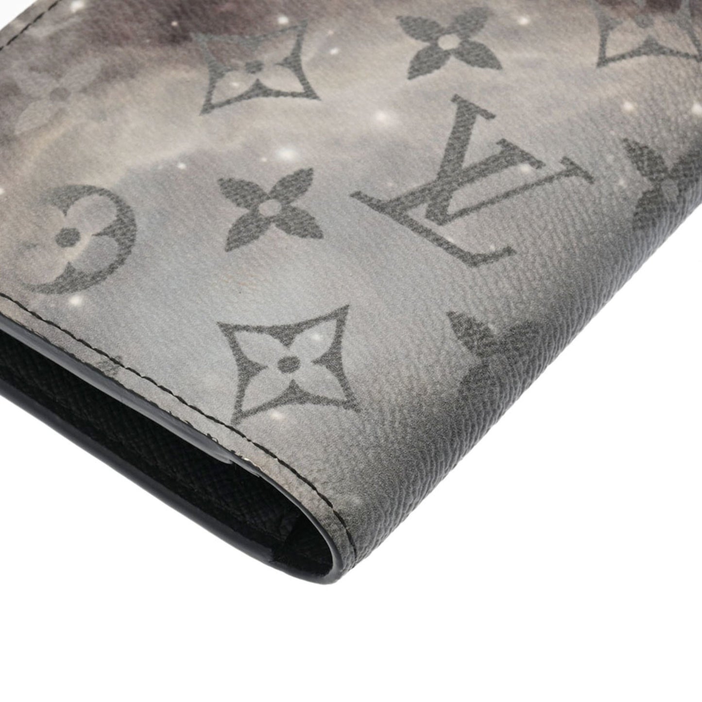 LOUIS VUITTON Monogram Galaxy Portefeuille Brother Gray M63871 Men's Long Wallet