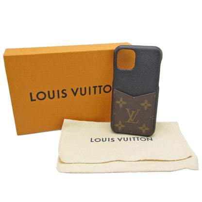 LOUIS VUITTON Monogram Leather Phone Bumper For IPhone 11 Pro Monogram,Noir IPHONE 11Pro Bumper M69094