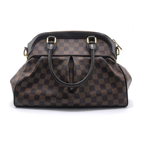 LOUIS VUITTON Handbag Shoulder Bag Damier Trevi PM Canvas Brown Ladies