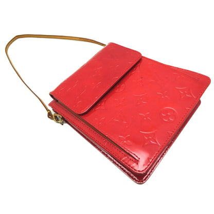 LOUIS VUITTON Mott *There is a crack on the strap Women's shoulder bag M91137[] Vernis Rouge [Red]