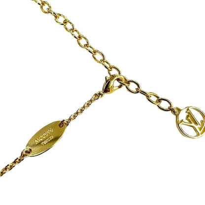 LOUIS VUITTON Necklace LV Iconic Pendant Gold Rhinestone M00596 TE0233 Women's Men's