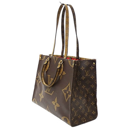 LOUIS VUITTON Bag Monogram Giant Women's Handbag Shoulder 2way Reverse On the Go MM M45321