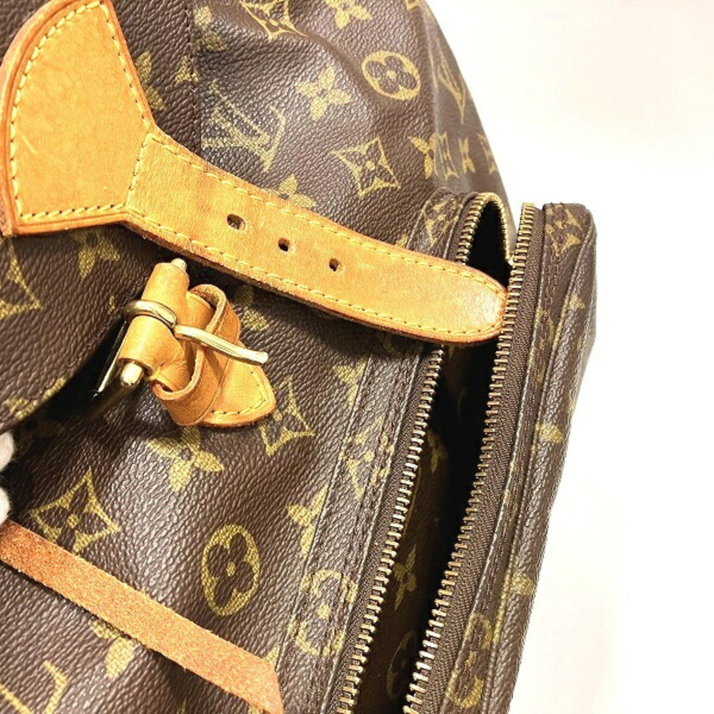 LOUIS VUITTON Monogram Montsouris GM M51135 Bag Rucksack Unisex