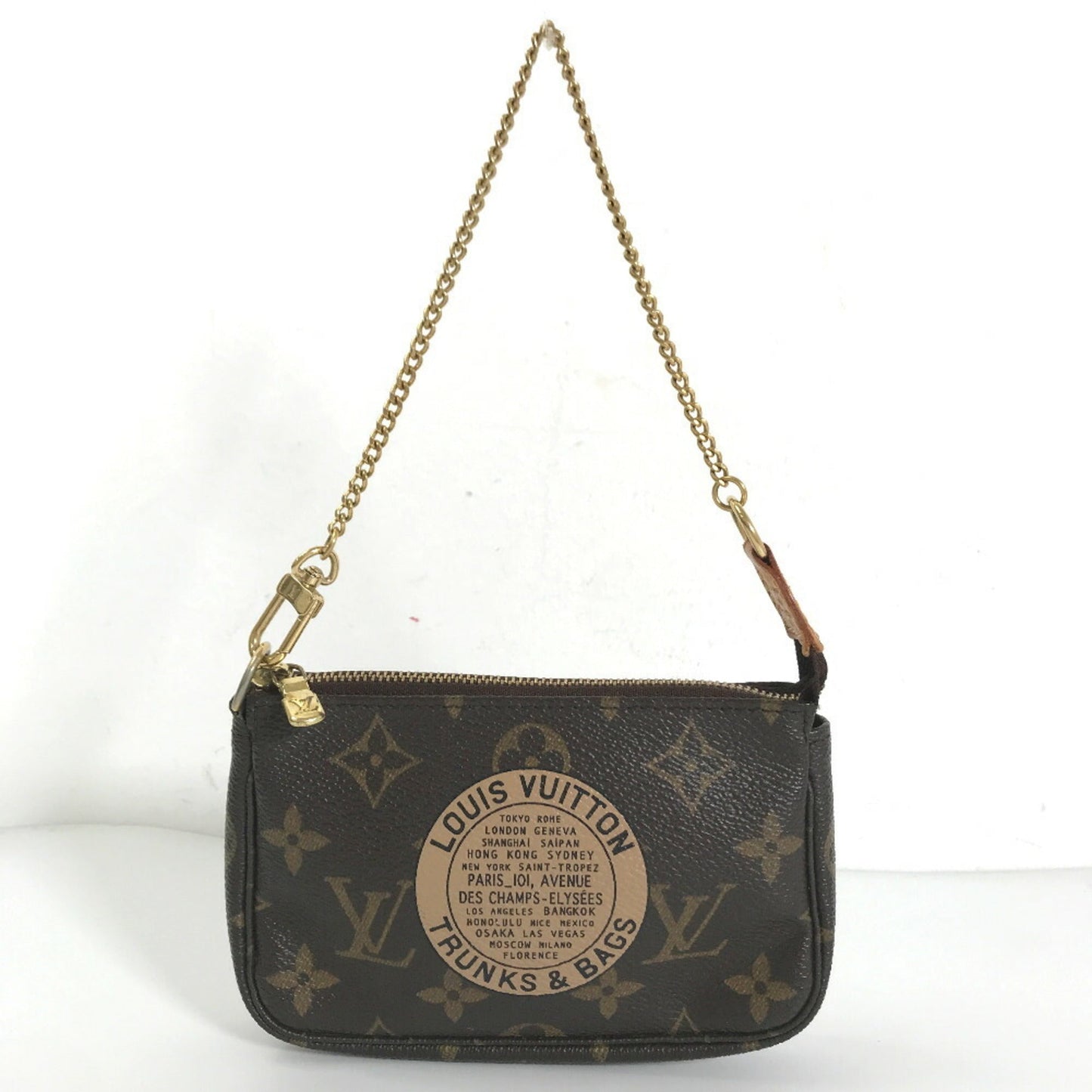 LOUIS VUITTON Pochette Accessory T&B M60153 Monogram Canvas Brown Women's