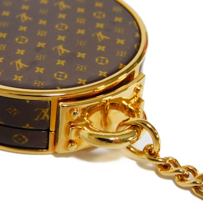 LOUIS VUITTON Keychain Porte Clevoite Chapeau Trunk Mirror Key Ring Bag Charm Monogram Maron M62230 Men's Women's