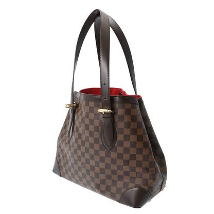 LOUIS VUITTON Damier Hampstead MM Brown N51204 Women's Canvas Handbag