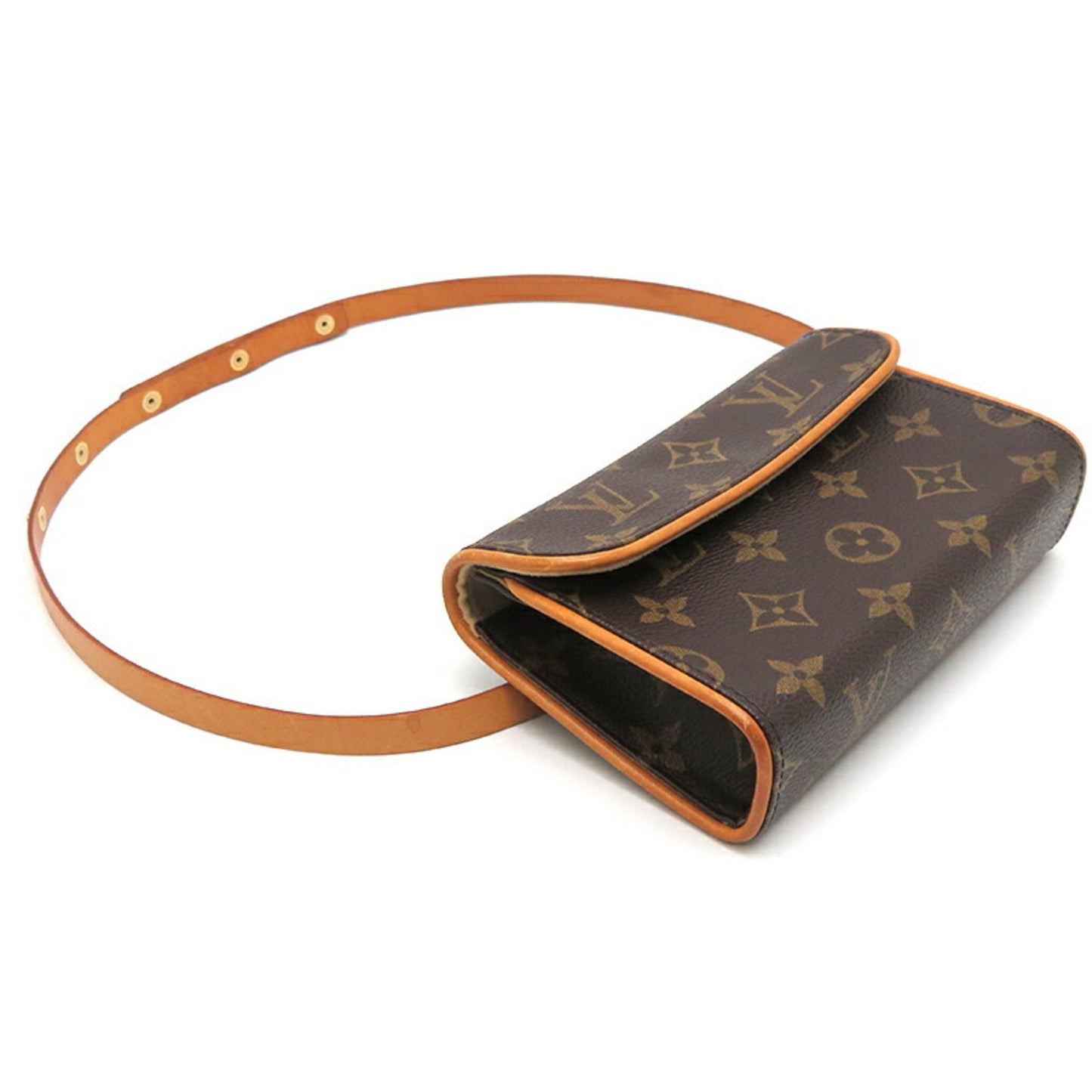 LOUIS VUITTON Pochette Florentine Strap XS Women's Pouch M51855 [] Monogram Ebene [Brown]