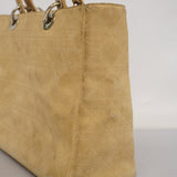 CHRISTIAN DIOR  Cannage/Lady Dior Tote Bag Women's Suede Tote Bag Beige