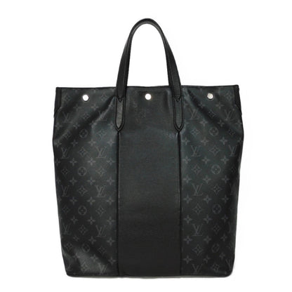 LOUIS VUITTON Tote Bag City LV Logo Flower Shoulder Taigarama Monogram Eclipse Noir M30431 Men's