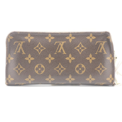 LOUIS VUITTON M60226 Portefeuille Unsolit Monogram Fully Long Wallet Brown Women's