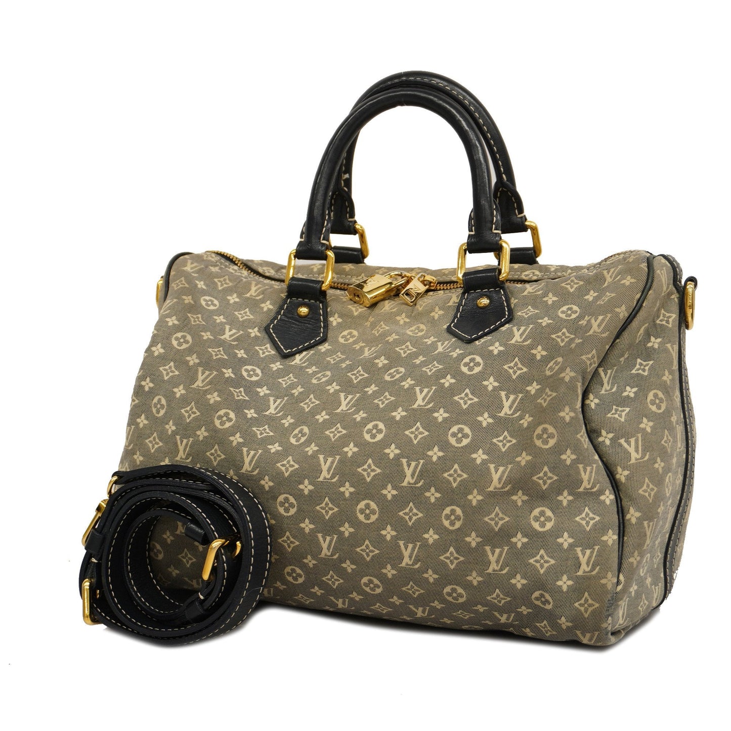 LOUIS VUITTONAuth  Monogram Idylle 2WAY Bag Speedy Bandouliere 30 M56703 Ancre