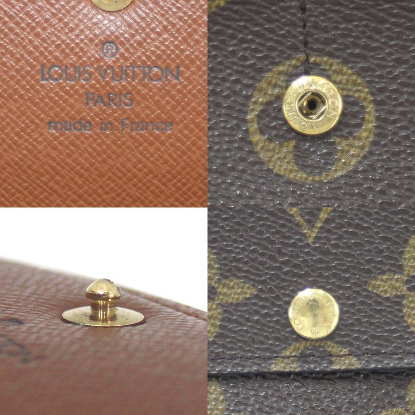 LOUIS VUITTON Pochette Porte Mone Credit Bifold Long Wallet Monogram M61725 MB0062