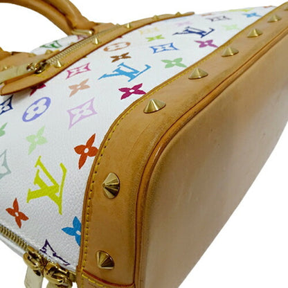 LOUIS VUITTON Bag Monogram Multicolor Women's Handbag Alma Bronne M92647 White Studs