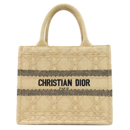 Christian Dior Book Tote Small Handbag Canvas Ladies CHRISTIAN DIOR