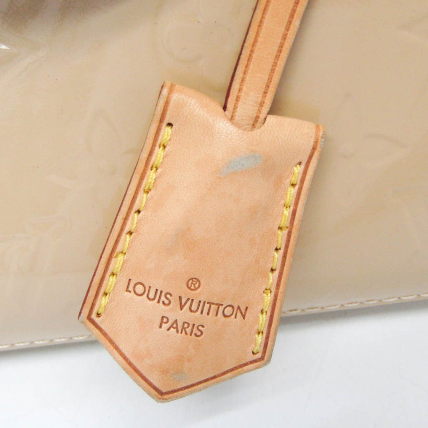 LOUIS VUITTON Monogram Vernis Montebello MM M90161 Women's Handbag,Shoulder Bag Beige