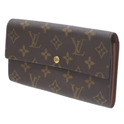 LOUIS VUITTON Pochette Porte Mone Credit Bifold Long Wallet Monogram M61725 MB0062