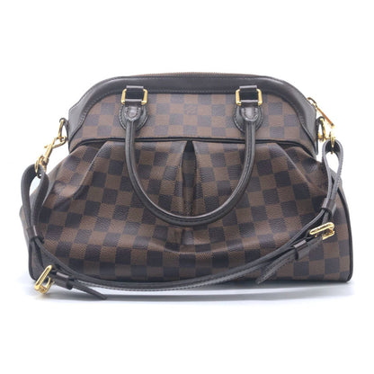 LOUIS VUITTON Handbag Shoulder Bag Damier Trevi PM Canvas Brown Ladies