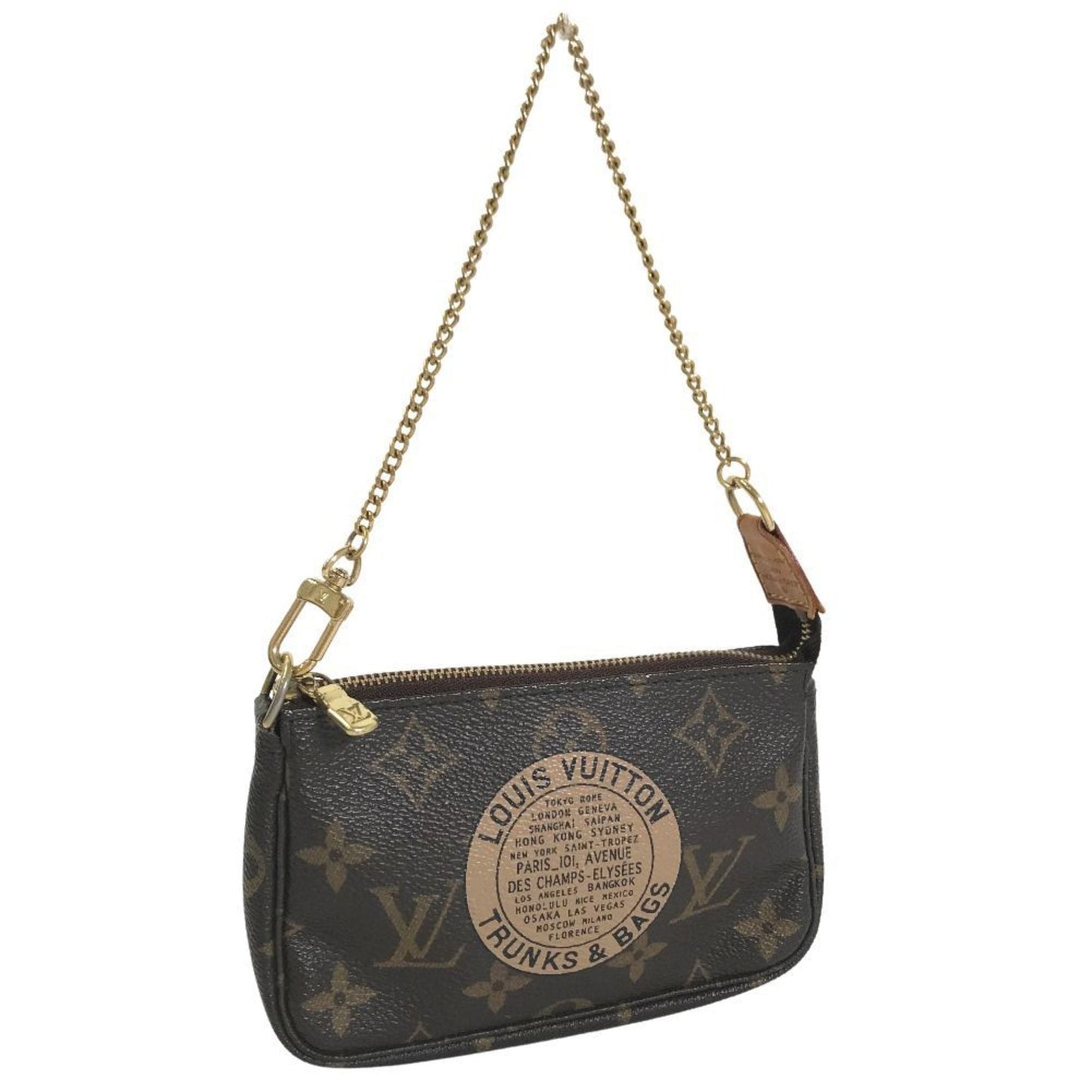 LOUIS VUITTON Pochette Accessory T&B M60153 Monogram Canvas Brown Women's