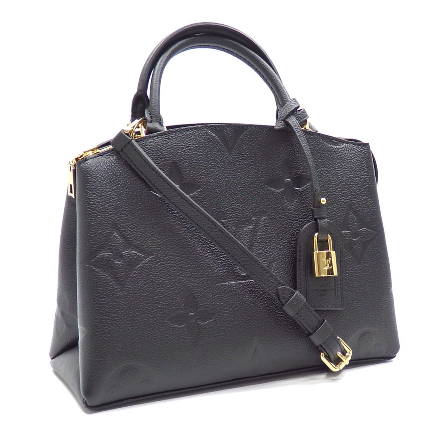 LOUIS VUITTON Handbag Monogram Empreinte Petit Palais PM Women's M58916 Noir Black Giant