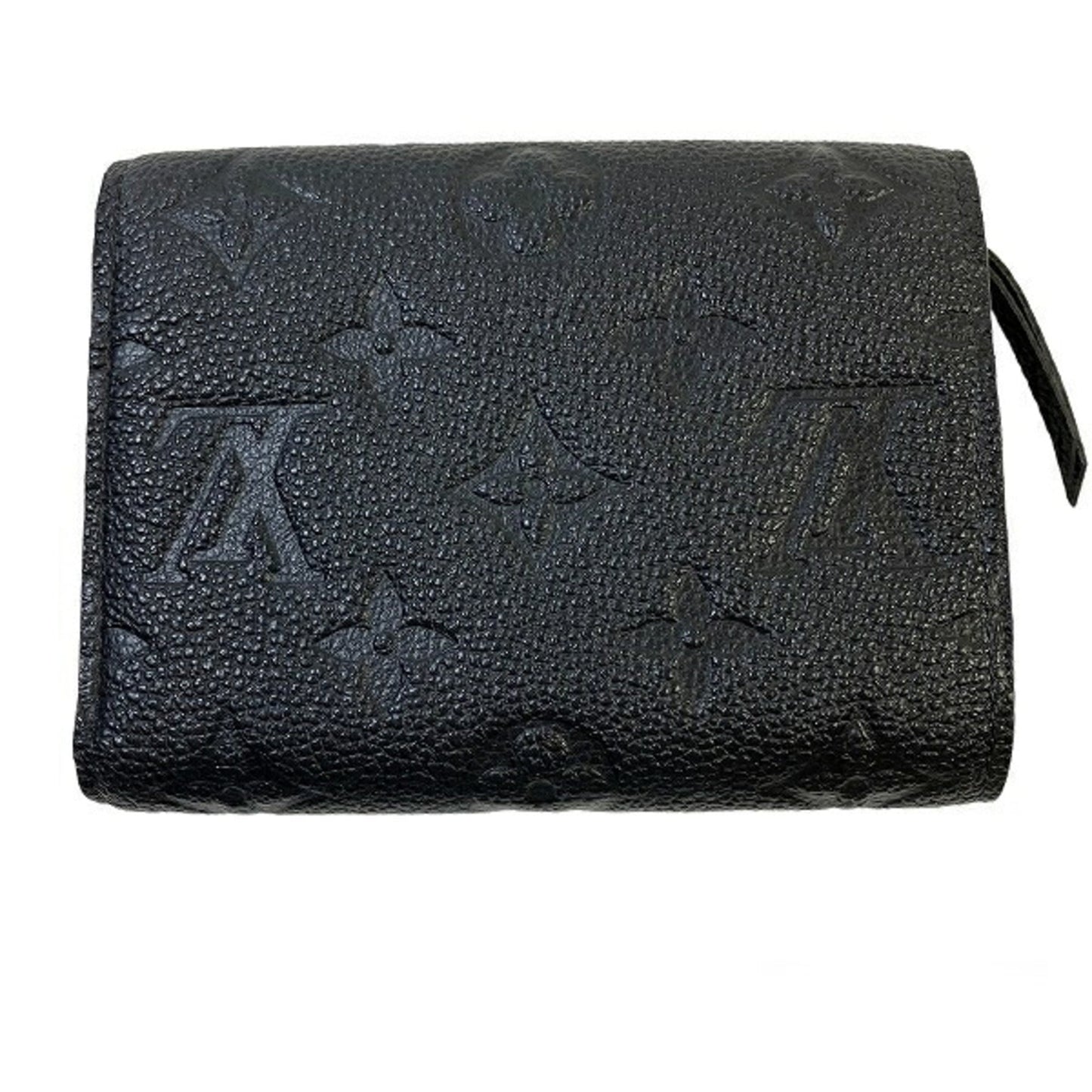 LOUIS VUITTON Monogram Empreinte Portefeuille Victorine M64060 Trifold Wallet Unisex