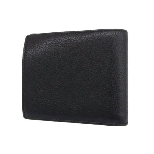 CHRISTIAN DIOR DIOR ERL Leather Bifold Wallet Black Men's