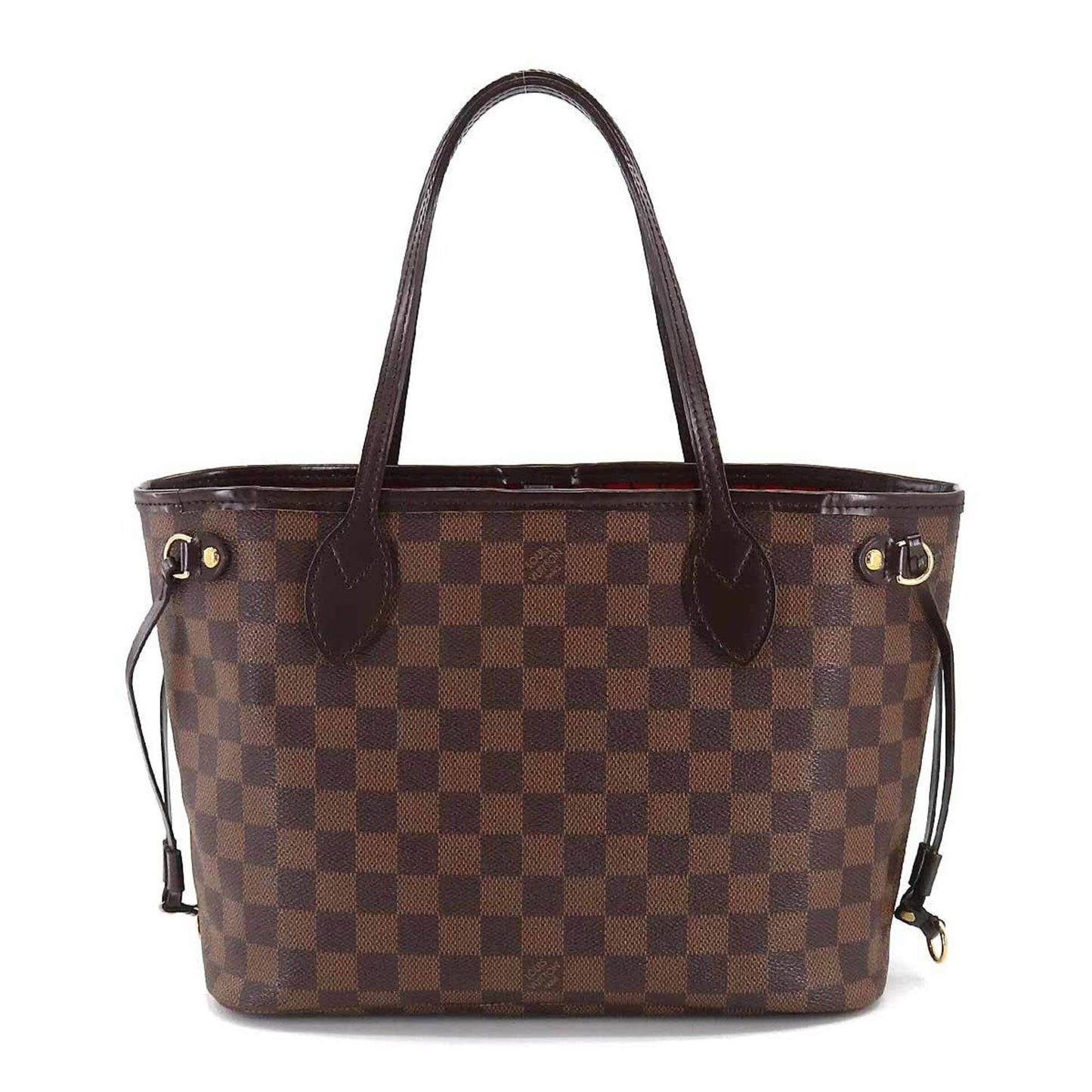 LOUIS VUITTON Damier Neverfull PM Tote Bag Ebene N51109 Brown