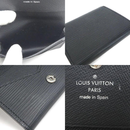 LOUIS VUITTON Card Case Epi Anvelope Carte de Visite Leather Noir Men's M62292