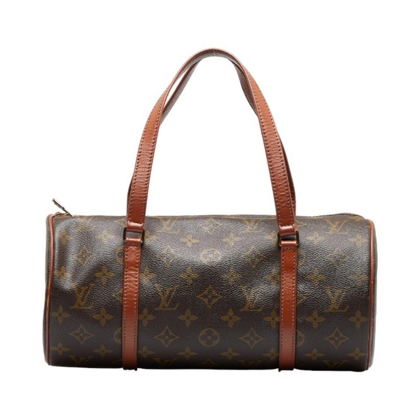 LOUIS VUITTON Monogram Papillon 30 [Old] Handbag M51385 Brown PVC Leather Ladies