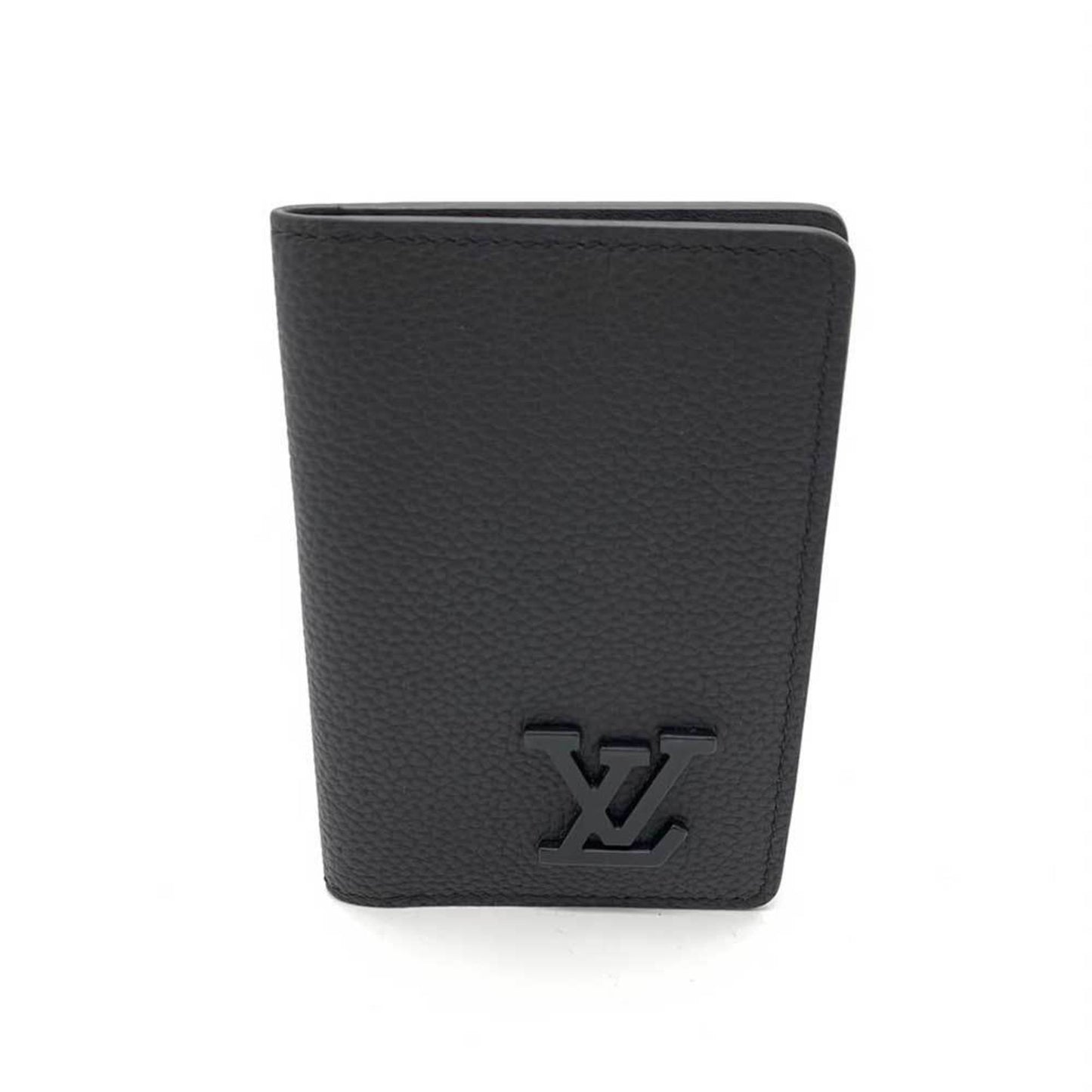 LOUIS VUITTON Accessories LV Aerogram Organizer De Poche Noir Black Card Case Business Holder Square Men's Grain Calf Leather M69979 LOUISVUITTON