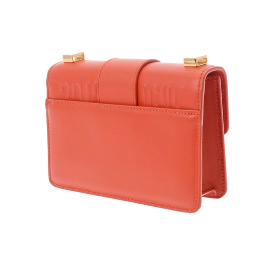 CHRISTIAN DIOR Micro Bag Montaigne Orange Women's Calf Handbag