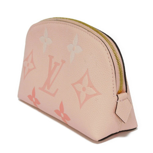 LOUIS VUITTON Pouch Pochette Cosmetic LV Logo Pink Monogram Empreinte by the Pool Boutonde Rose M80502 Women's