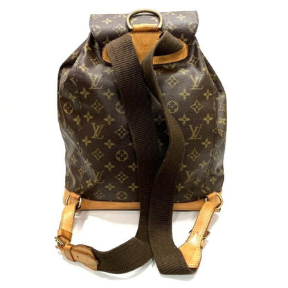 LOUIS VUITTON Monogram Montsouris GM M51135 Bag Rucksack Unisex