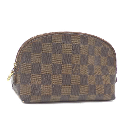 LOUIS VUITTON Damier Pochette Tick PM Women's N47516 Ebene Cosmetic Case