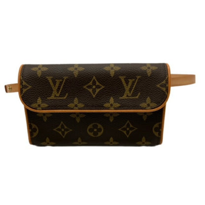 LOUIS VUITTON Monogram Pochette Florentine M51855 Body Bag Brown