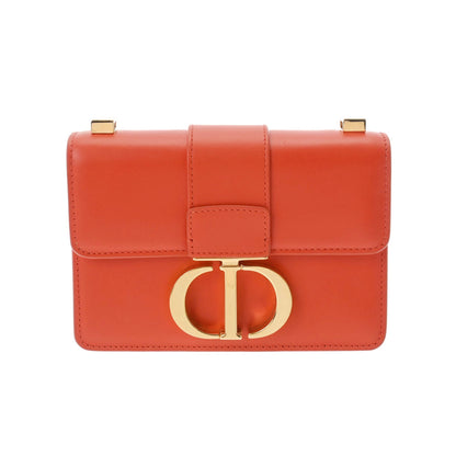 CHRISTIAN DIOR Micro Bag Montaigne Orange Women's Calf Handbag