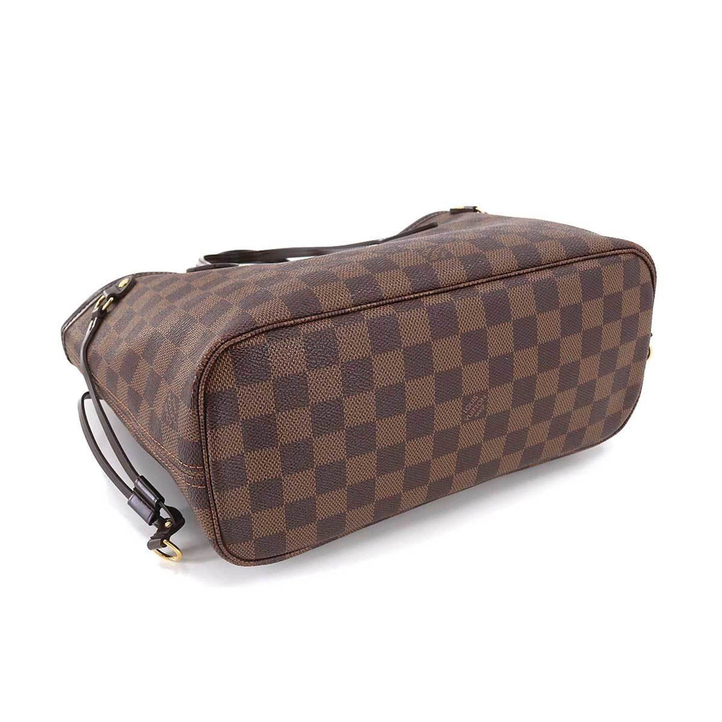 LOUIS VUITTON Damier Neverfull PM Tote Bag Ebene N51109 Brown