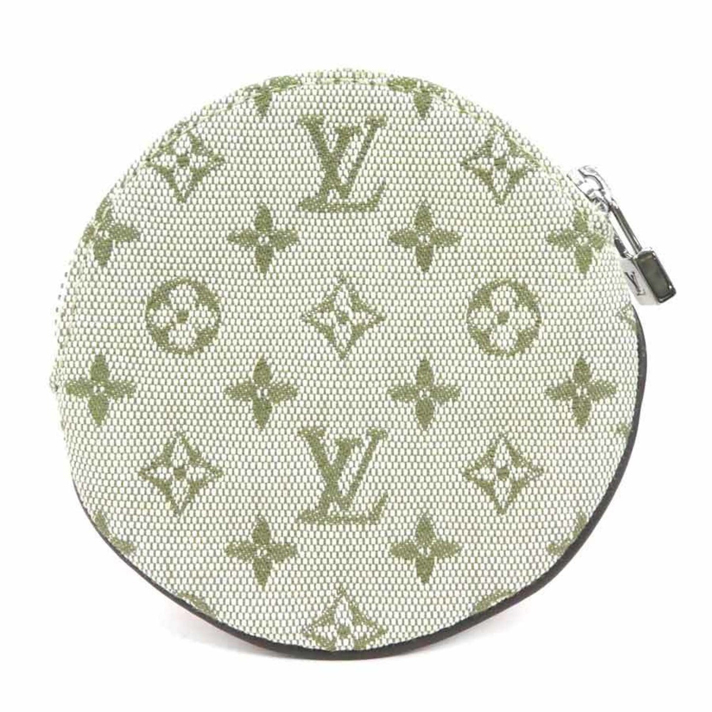 LOUIS VUITTON Coin Case Monogram Mini Comte Dufay Porte Monnet Long/Monogram Green x Orange Yellow Ladies M92271