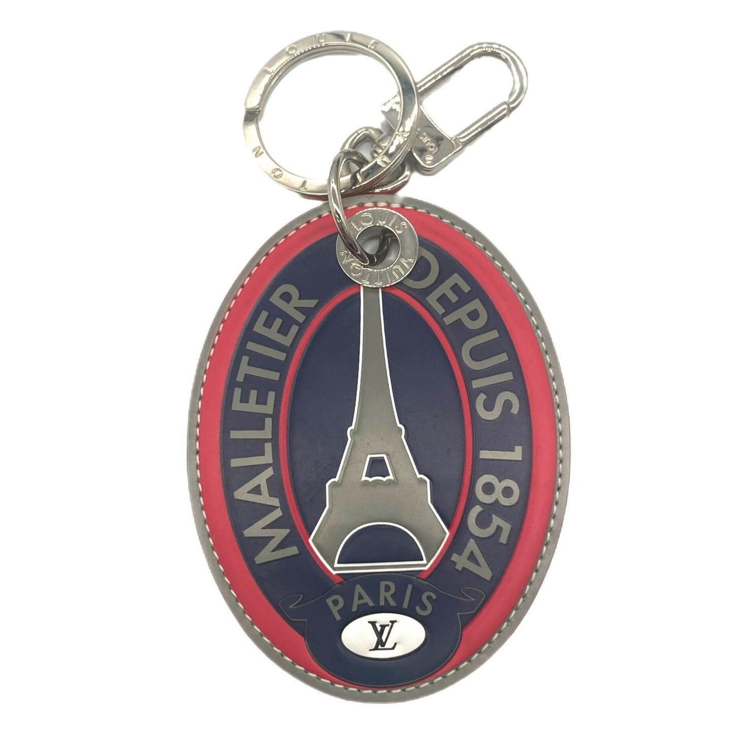 LOUIS VUITTON Portocle LV League Eiffel Tower Monogram Eclipse Keychain  Women's Men's M61961