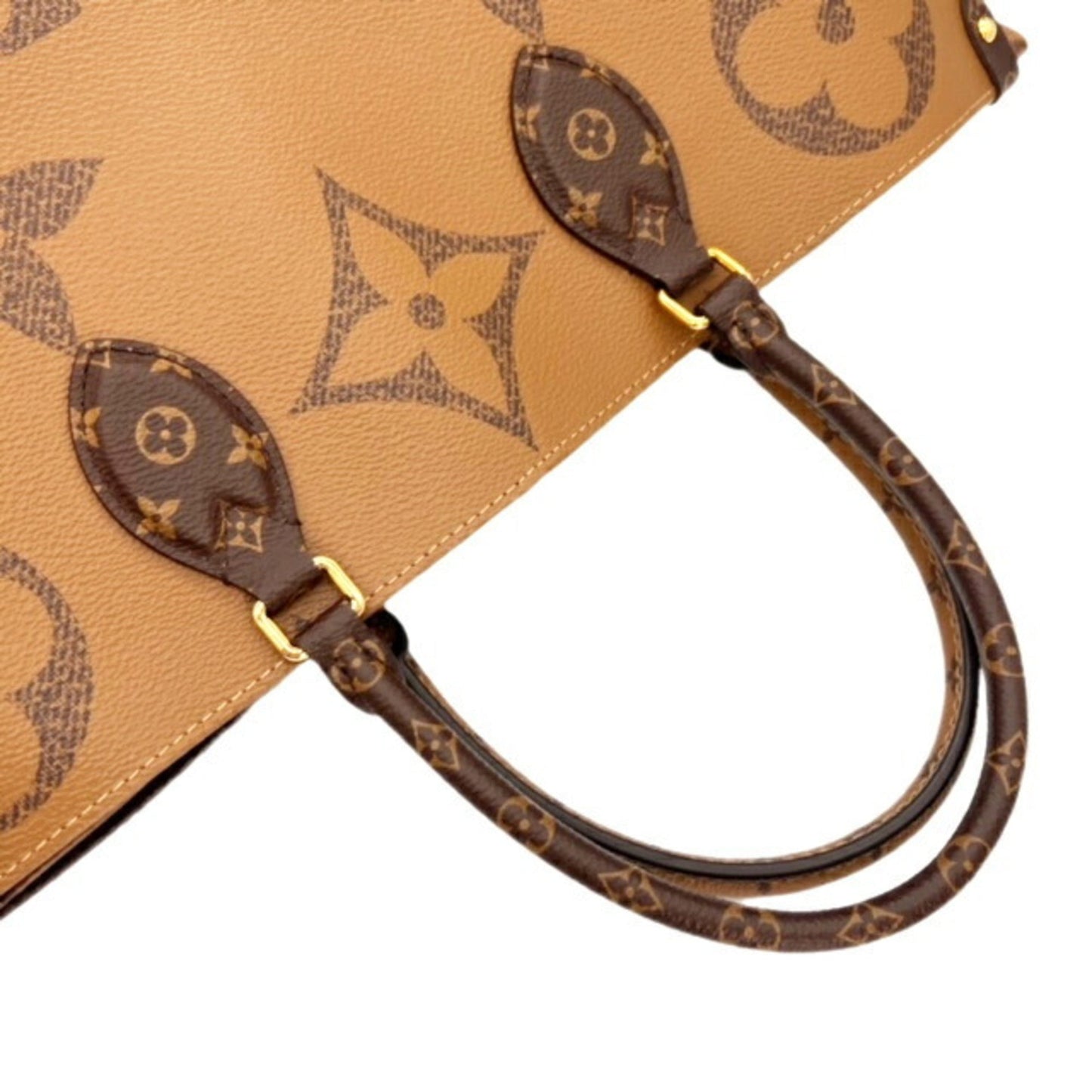 LOUIS VUITTON M45320 Monogram Giant Reverse On the Go GM Brown Men's Women's Unisex RFID Tote Bag