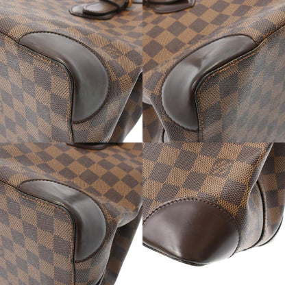 LOUIS VUITTON Damier Hampstead MM Brown N51204 Women's Canvas Handbag