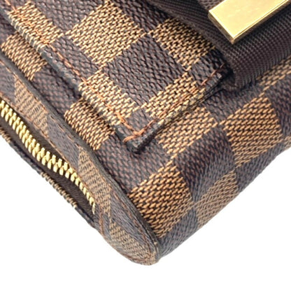 LOUIS VUITTON Damier Jeronimos N51994 Brown Waist Pouch Body Bag Men Women