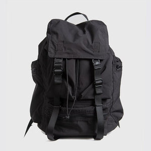 Gothslove Black Nylon Waterproof Backpack Men Travel Backpack Large Capacity Student Backpacks for High Schoolers