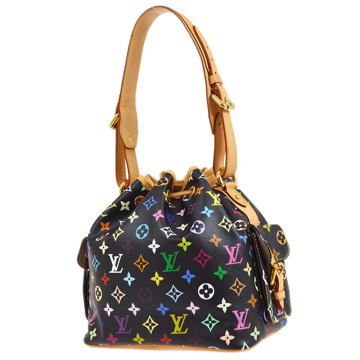 LOUIS VUITTON★ 2006 PETITE NOE MONOGRAM MULTICOLOR M42230 64968