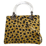 CHRISTIAN DIOR 1998 Cheetah Lady Dior Bag Medium 65362